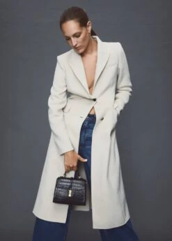 Manteau Laine Ajusté Fait Main 26 Manteau Laine Ajusté Fait Main -Tenues Basiques 37045131 05 D6