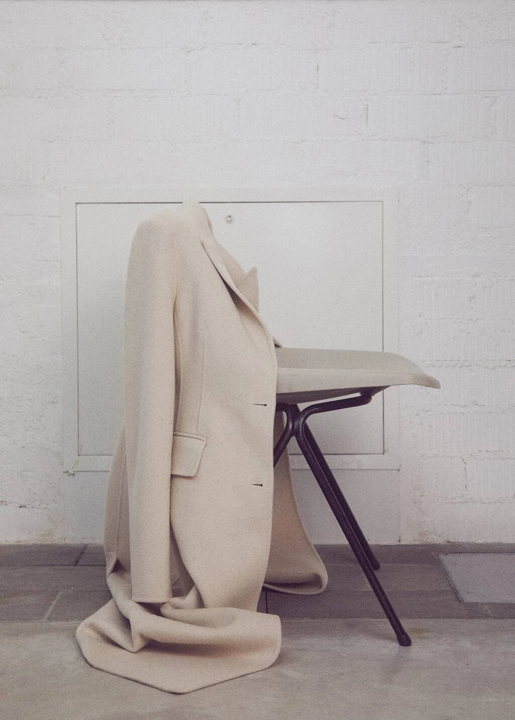 Manteau Laine Ajusté Fait Main 11 Manteau Laine Ajusté Fait Main – Image 9