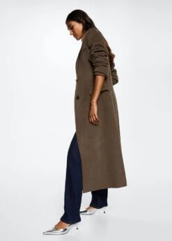 Manteau Laine Ajusté Fait Main 36 Manteau Laine Ajusté Fait Main -Tenues Basiques 37045131 35 D6