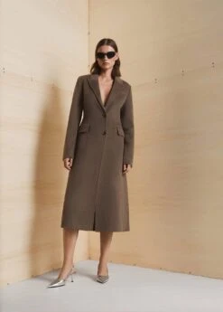 Manteau Laine Ajusté Fait Main 37 Manteau Laine Ajusté Fait Main -Tenues Basiques 37045131 35 D7