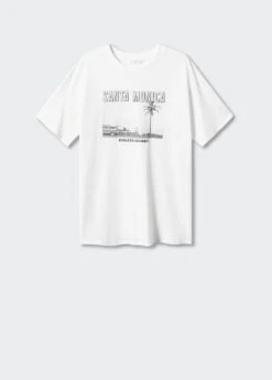 T-shirt En Coton Imprimé -Tenues Basiques 47037831 02 B