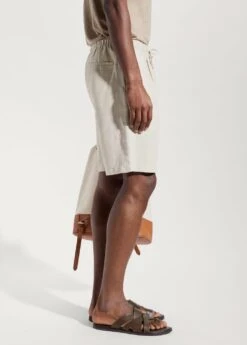 Bermuda Cordon Lin 27 Bermuda Cordon Lin -Tenues Basiques 47045906 05 D4