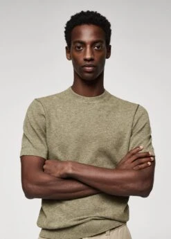 T-shirt Maille Coton -Tenues Basiques 47045910 48 D1