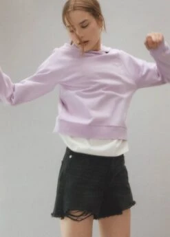 Short Jean Déchiré -Tenues Basiques 47056704 TN D6