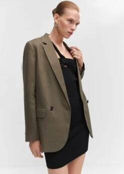 Veste Lin Oversize -Tenues Basiques 47078629 37
