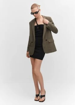 Veste Lin Oversize -Tenues Basiques 47078629 37 99999999 01