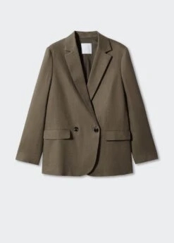 Veste Lin Oversize -Tenues Basiques 47078629 37 B