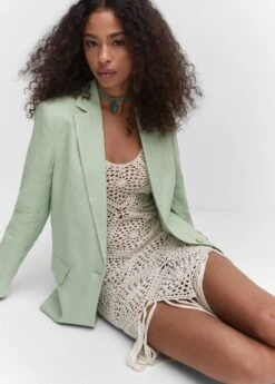 Veste Lin Oversize -Tenues Basiques 47078629 40 D2