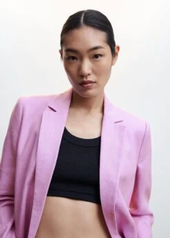 Veste Lin Oversize -Tenues Basiques 47078629 61 D1