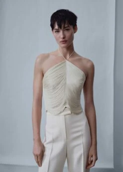 Top Emmanchures Américaines Franges