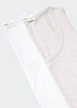 Lot 2 tops Coton -Tenues Basiques 47095883 02 B