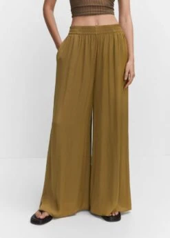 Pantalon Palazzo Taille Basse -Tenues Basiques 47098633 36 D1
