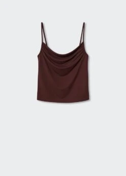 Top De Lingerie Drapé -Tenues Basiques 47198636 32 B