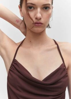 Top De Lingerie Drapé -Tenues Basiques 47198636 32 D1