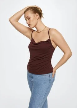 Top De Lingerie Drapé -Tenues Basiques 47198636 32 D3