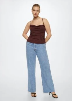 Top De Lingerie Drapé -Tenues Basiques 47198636 32 D4