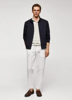 Veste Bomber Tissu Léger 24 Veste Bomber Tissu Léger -Tenues Basiques 57000564 56 99999999 01