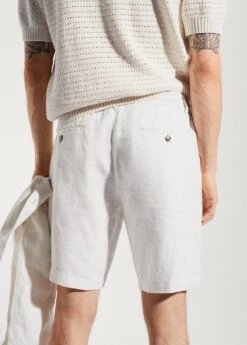 Bermuda 100 % Lin Cordon -Tenues Basiques 57000565 01 D6