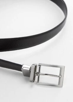 Ceinture Habillée Cuir Grainé 8 Ceinture Habillée Cuir Grainé -Tenues Basiques 57000654 99 D1