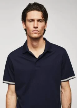 Polo 100 % Coton Liserés Contrastants -Tenues Basiques 57000779 56 D1