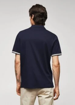Polo 100 % Coton Liserés Contrastants -Tenues Basiques 57000779 56 R
