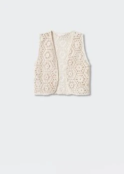 Gilet Coton Brodé -Tenues Basiques 57000898 02 B