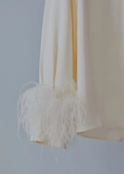 Chemise Satinée Détail Plumes -Tenues Basiques 57001095 01 D8