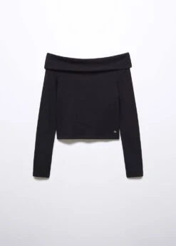 T-shirt épaules Dénudées Rayures -Tenues Basiques 57004031 99 B