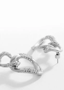 Boucles D'oreilles Asymétriques Cristaux -Tenues Basiques 57004045 PL