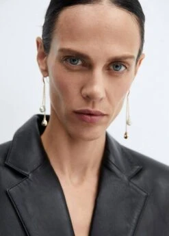 Boucles D'oreilles Fil Perles