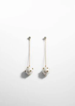 Boucles D'oreilles Fil Perle