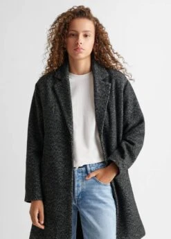 Manteau Jaspé En Laine -Tenues Basiques 57004398 92 D4