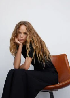 T-shirt Col Montant -Tenues Basiques 57004409 99 D2