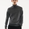 Pull-over 100 % Laine Mérinos Col Montant -Tenues Basiques 57004764 92