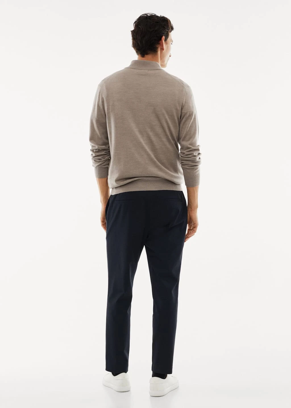 Pull-over 100 % Laine Mérinos Col Zippé 5 Pull-over 100 % Laine Mérinos Col Zippé – Image 3