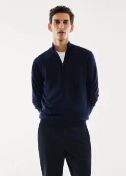 Pull-over 100 % Laine Mérinos Col Zippé 36 Pull-over 100 % Laine Mérinos Col Zippé -Tenues Basiques 57004765 56