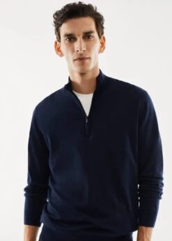 Pull-over 100 % Laine Mérinos Col Zippé 39 Pull-over 100 % Laine Mérinos Col Zippé -Tenues Basiques 57004765 56 D1