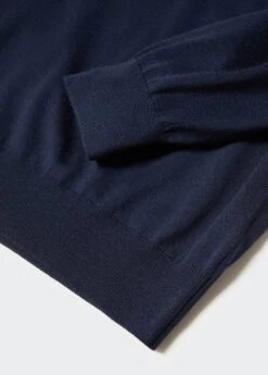 Pull-over 100 % Laine Mérinos Col Zippé 41 Pull-over 100 % Laine Mérinos Col Zippé -Tenues Basiques 57004765 56 D8