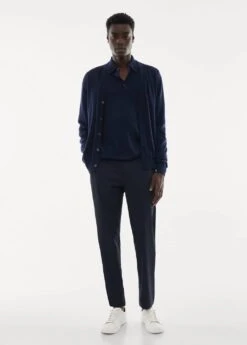 Polo 100 % Laine Mérinos Manches Longues -Tenues Basiques 57004766 56 99999999 01