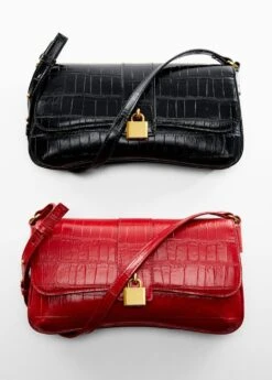 Sac Porté épaule Effet Croco -Tenues Basiques 57005801 70 D5