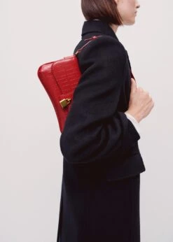 Sac Porté épaule Effet Croco -Tenues Basiques 57005801 70 D9