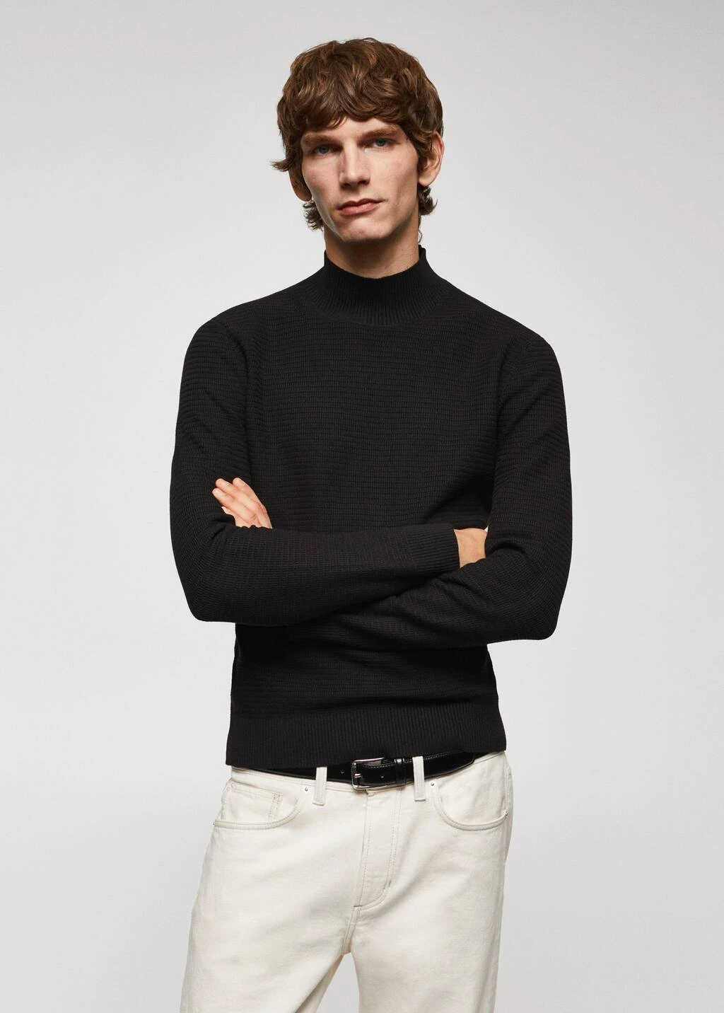 Pull-over Col Montant Structuré 3 Pull-over Col Montant Structuré