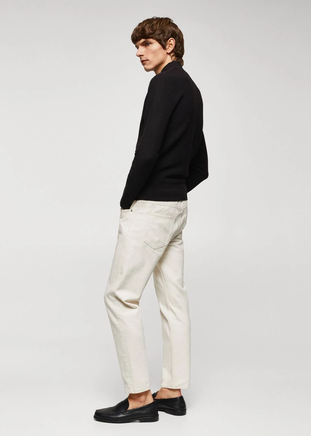 Pull-over Col Montant Structuré 7 Pull-over Col Montant Structuré – Image 5