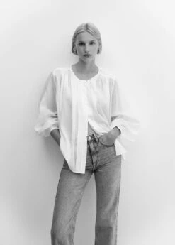 Blouse Détails Froncés -Tenues Basiques 57005991 01 D2