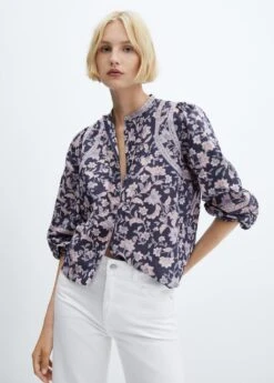 Blouse Coton à Fleurs