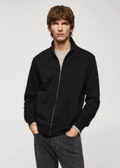 Sweat-shirt Coton Zip