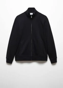 Sweat-shirt Coton Zip -Tenues Basiques 57006027 99 B