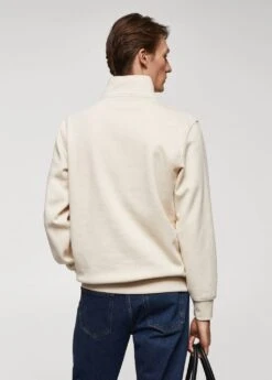 Sweat-shirt Coton Col Zippé -Tenues Basiques 57006028 07 R