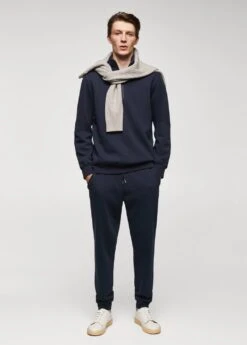 Sweat-shirt Coton Col Zippé -Tenues Basiques 57006028 56 99999999 01