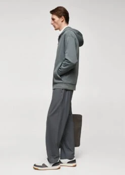 Sweat-shirt Coton Oversize Fermeture Éclair -Tenues Basiques 57006029 43 D2